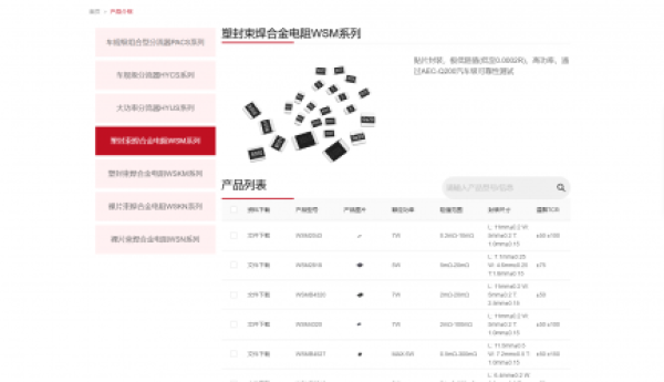 无感电阻厂商推荐榜：佛山威世通领衔优质品牌