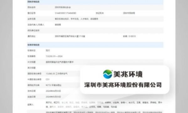 《医院场景室内空气质量技术要求》正式发布